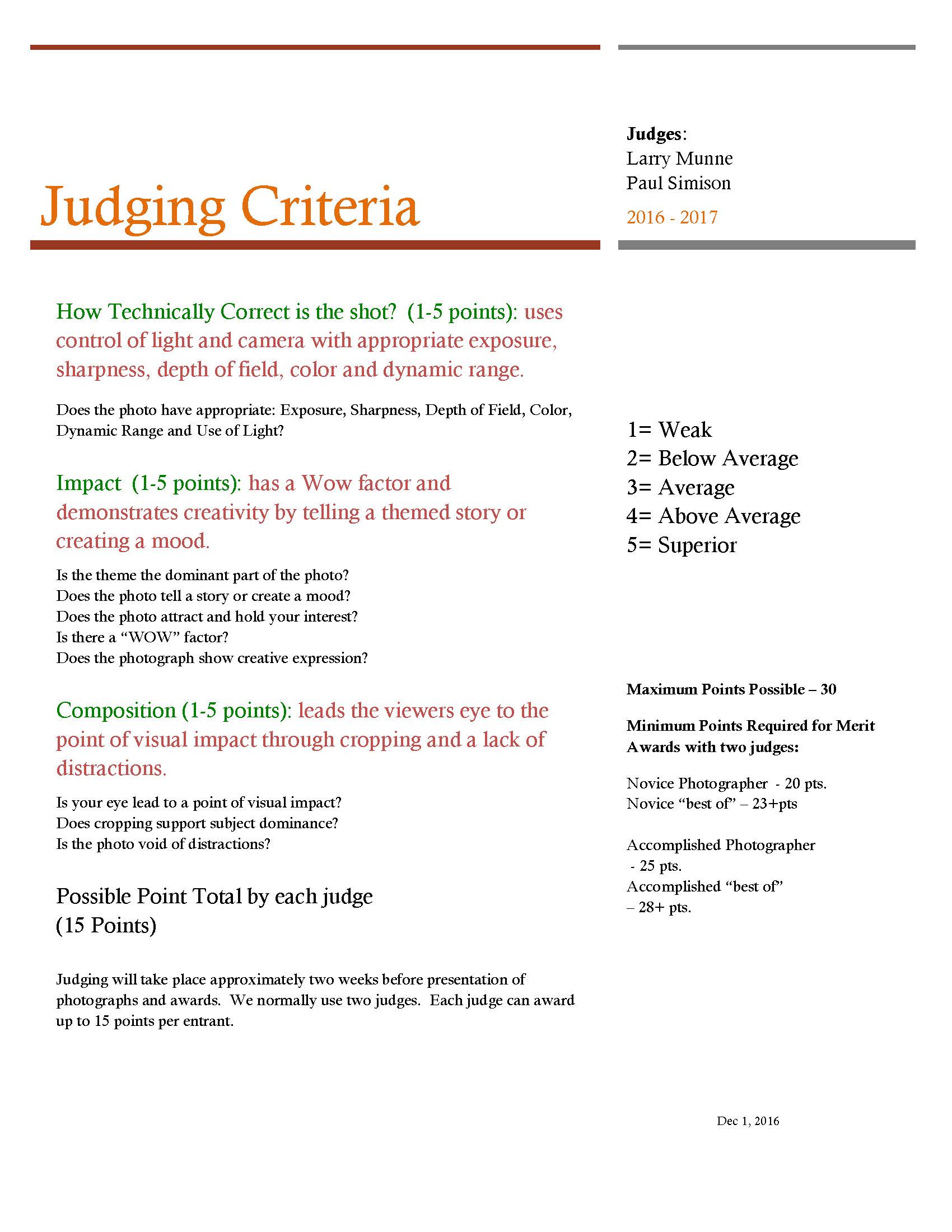 Criteria For Judging Poster Making Docx Criteria For Judging Poster