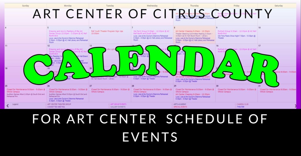 Art Center Calendar