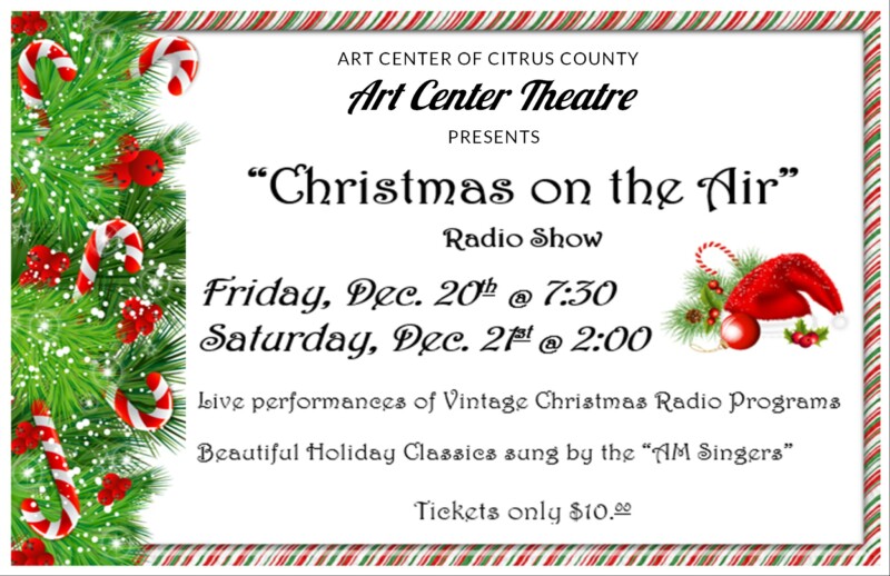 Art Center Theatre Presents: “Christmas on the Air” Radio Show