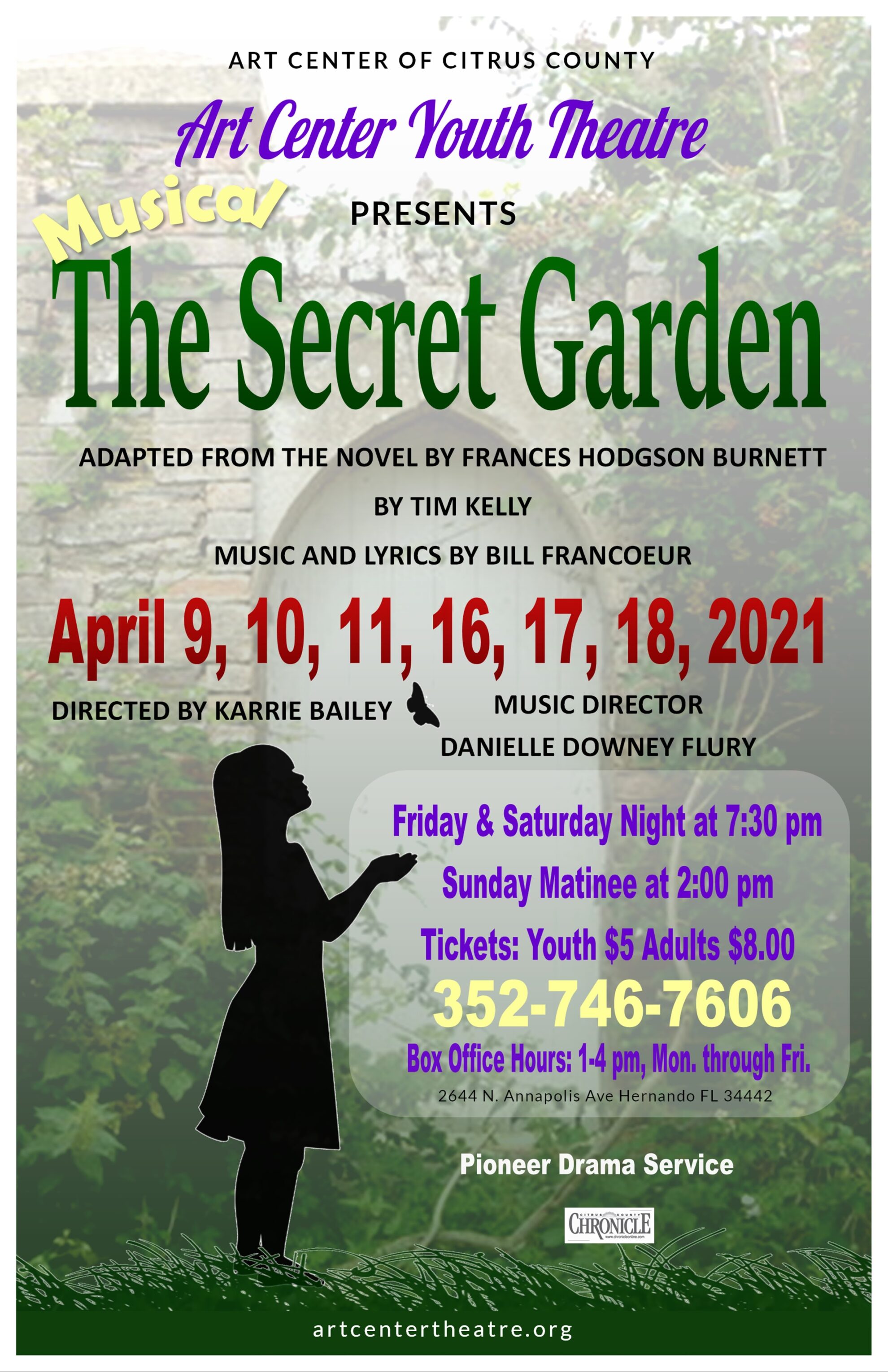 Art Center Theatre Season Show Posters 2021 22 Art Center Of Citrus