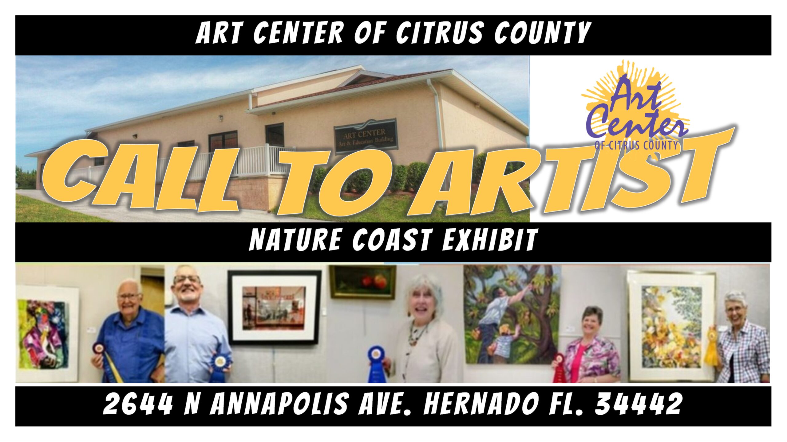 Call to Artist Nature Coast Exhibit 2 Nov.1 @ 10:00 AM – 2:00 PM
