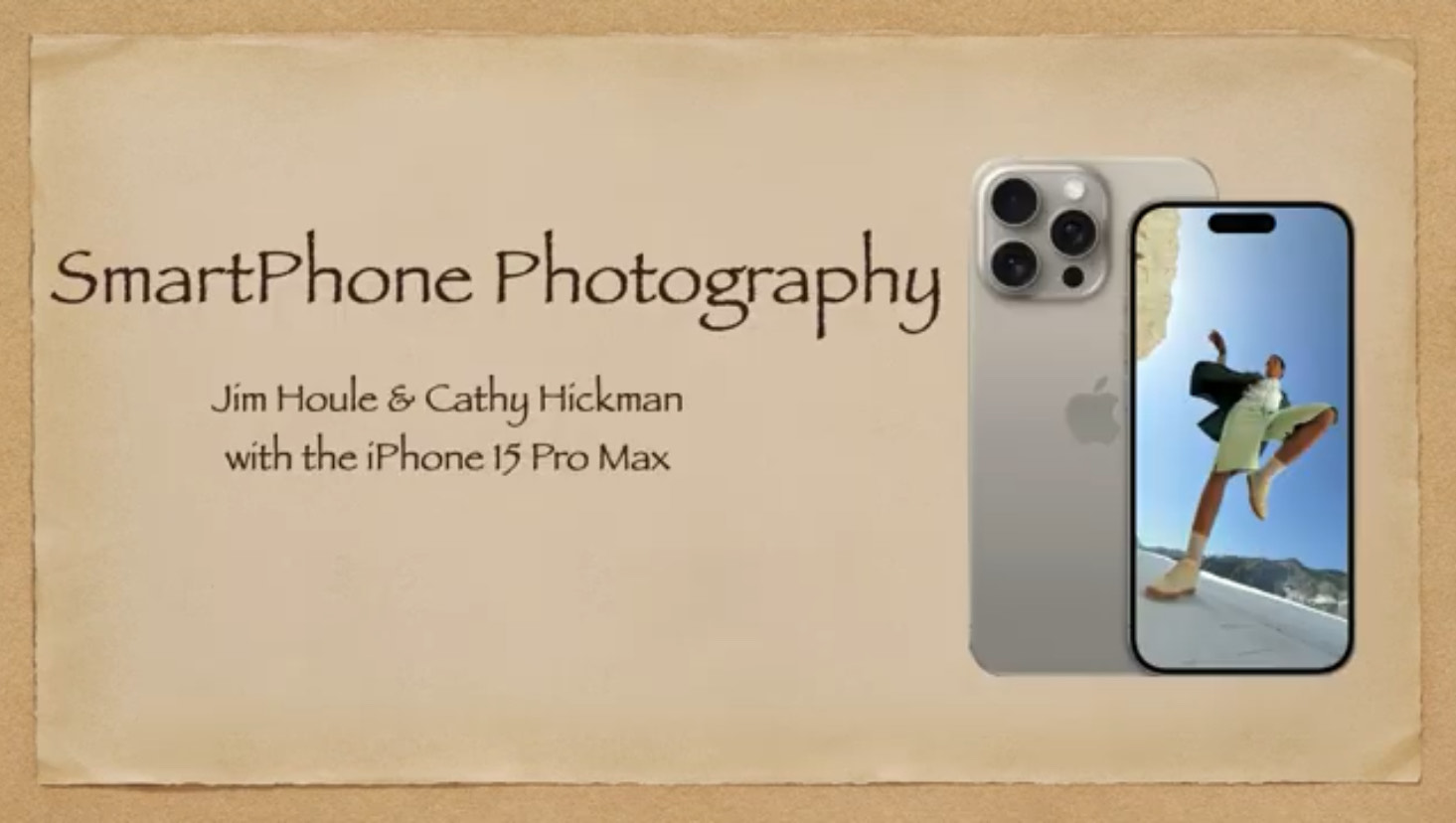 Camera Club: Smartphone Photography SIG (Special Interest Group)