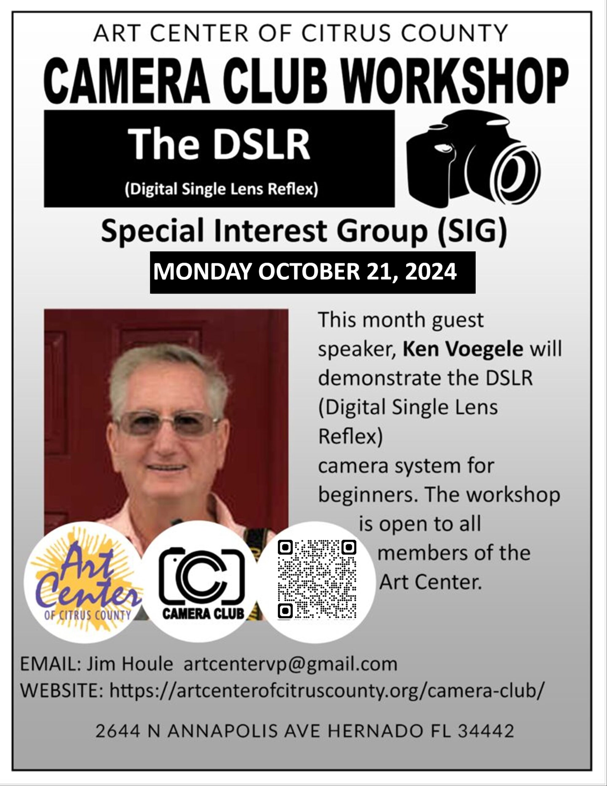 Camera Club: DSLR Photography SIG (Special Interest Group)