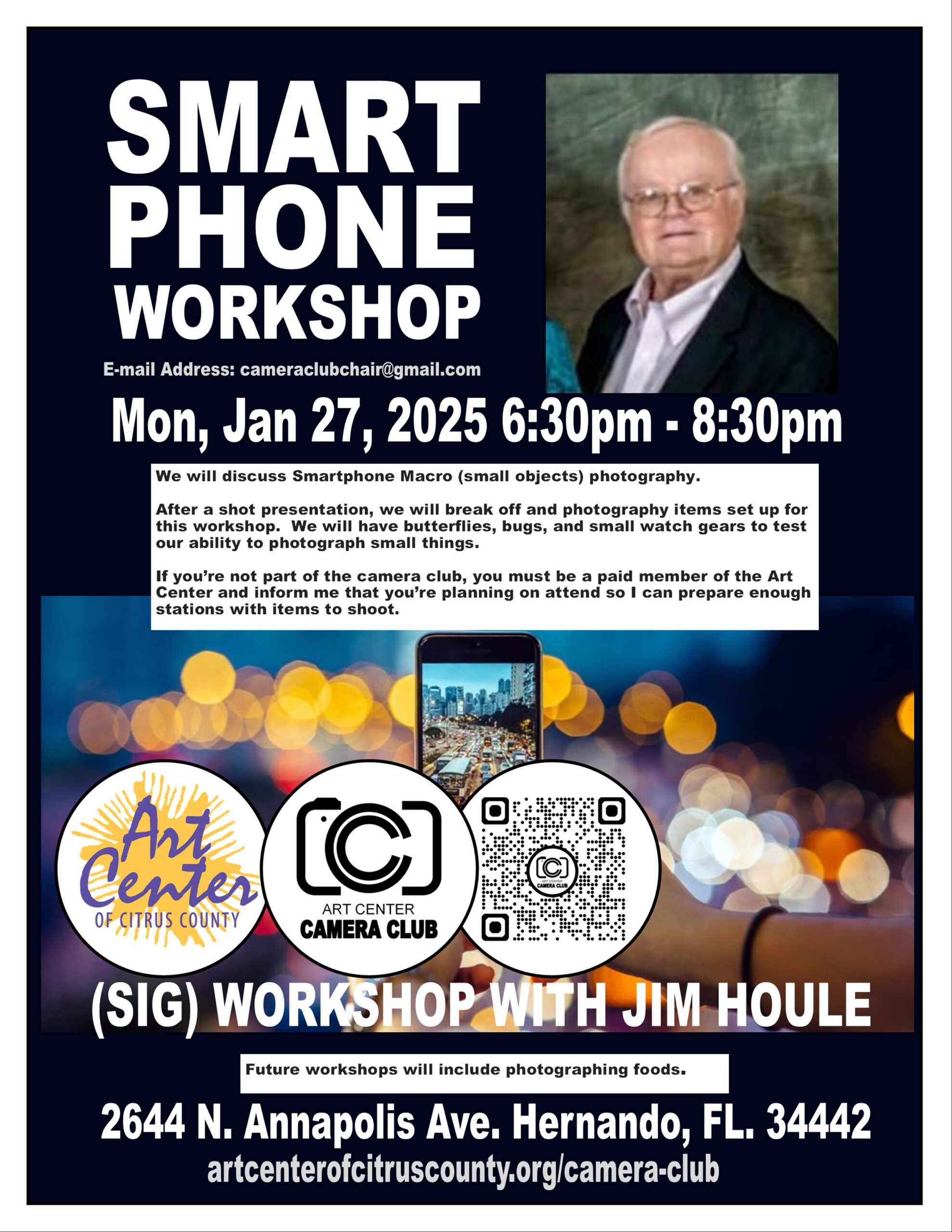 Camera Club: Smartphone Photography SIG (Special Interest Group)