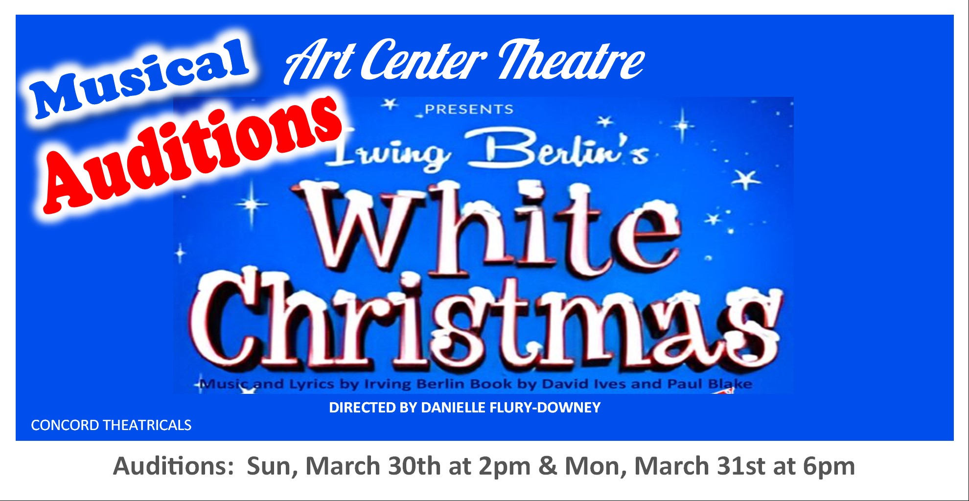 Call to Auditions: White Christmas MUSICAL