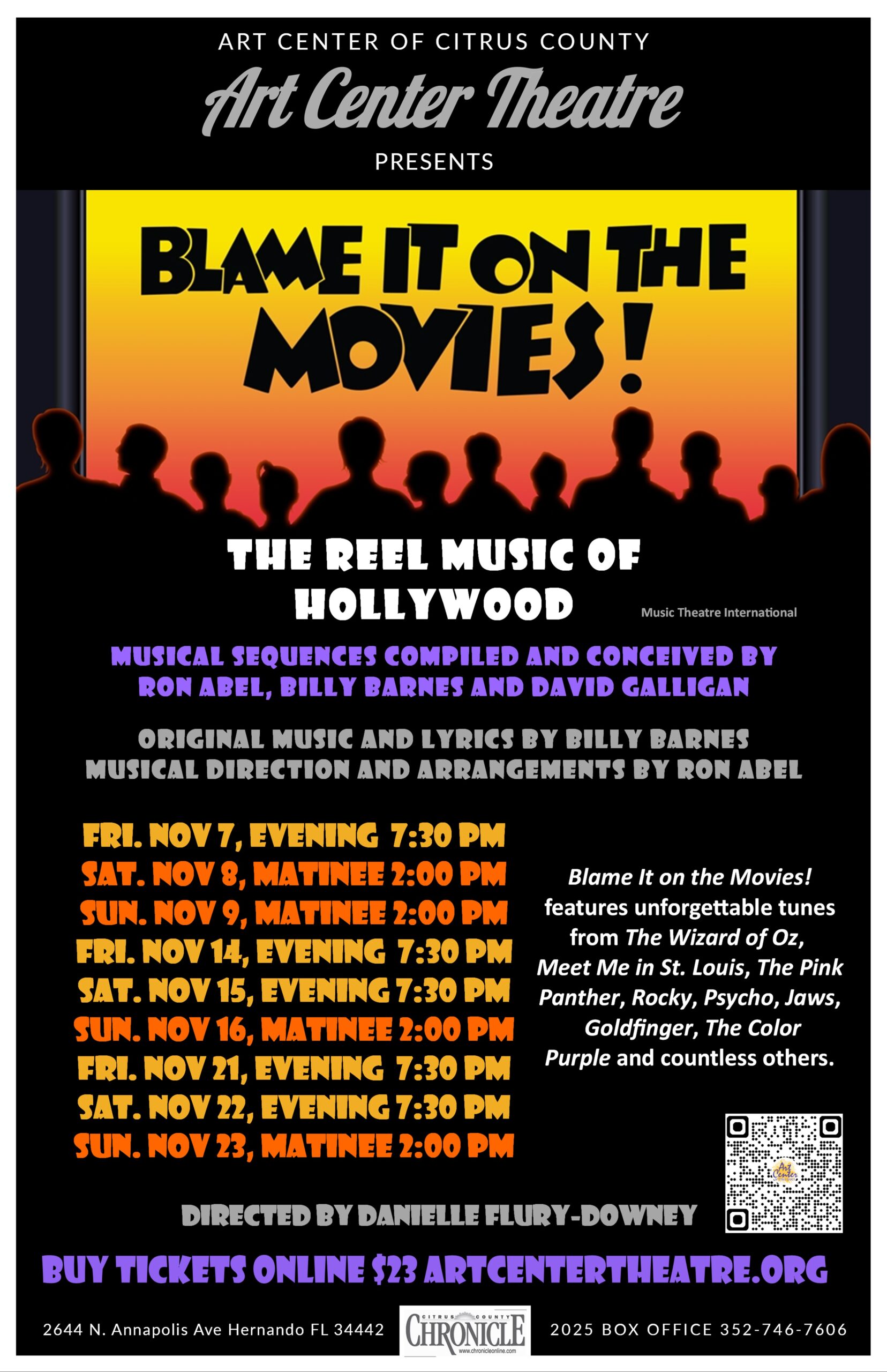 Art Center Theatre Presents: Blame it On the Movies Musical