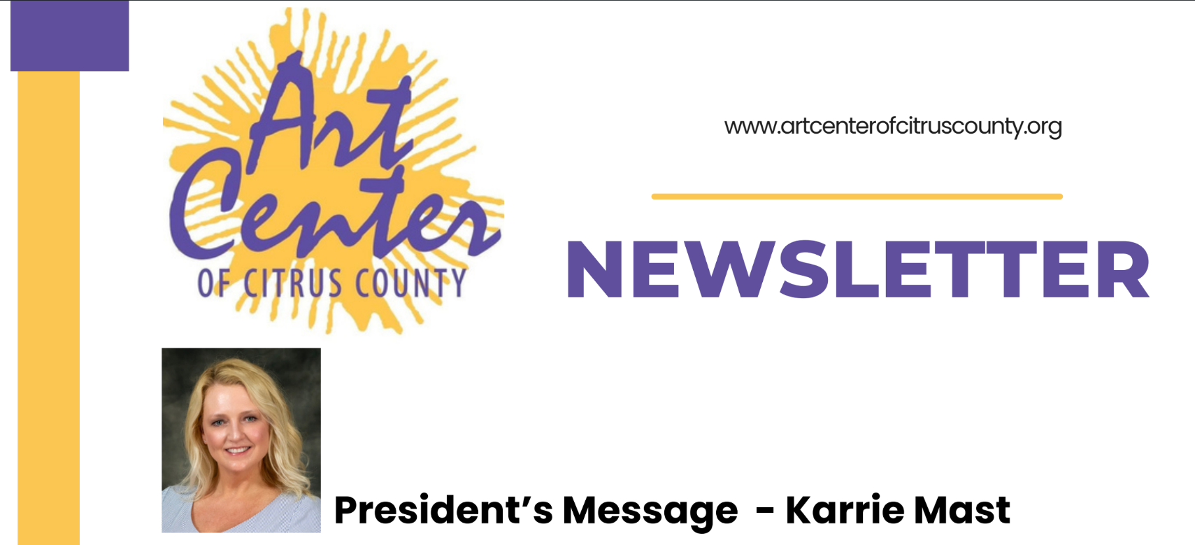 Art Center March 2025 Newsletter